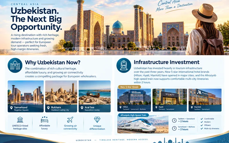 Emerging Corridors: Tourism Demand Growth Across Uzbekistan & Central Asia